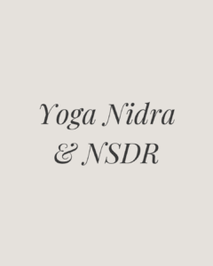 Diferencias y similitudes entre NSDR y Yoga Nidra desde una visión integradora